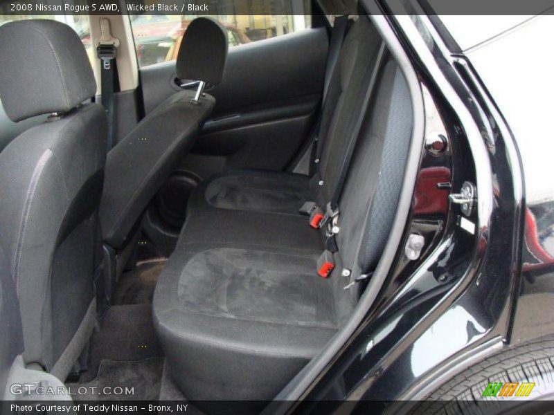 Wicked Black / Black 2008 Nissan Rogue S AWD