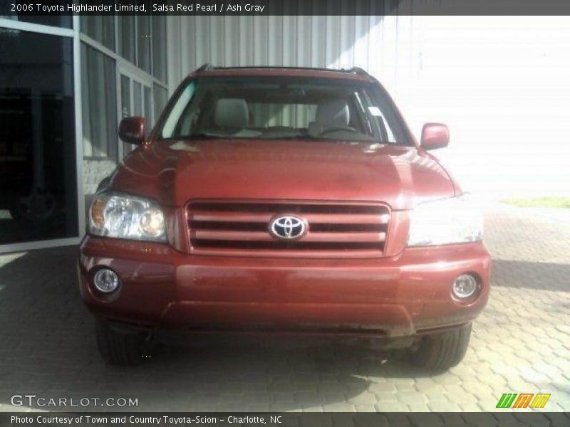 Salsa Red Pearl / Ash Gray 2006 Toyota Highlander Limited