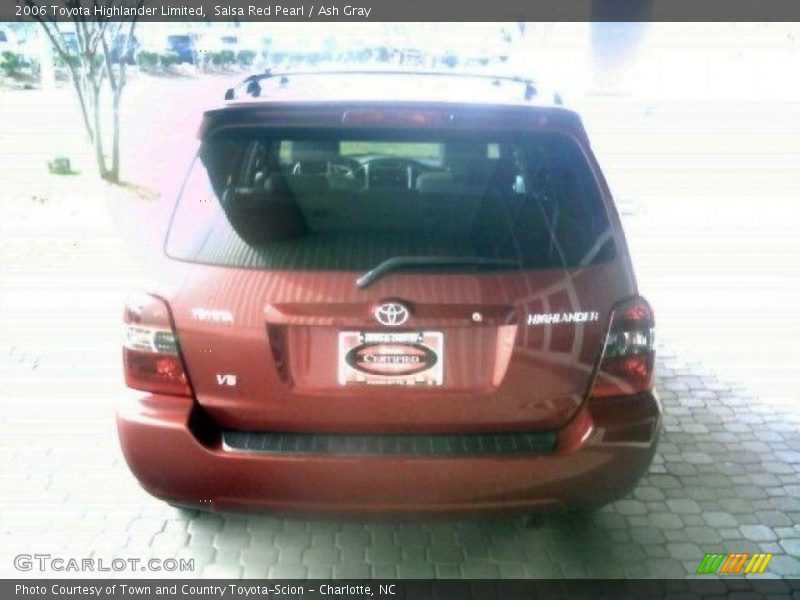 Salsa Red Pearl / Ash Gray 2006 Toyota Highlander Limited