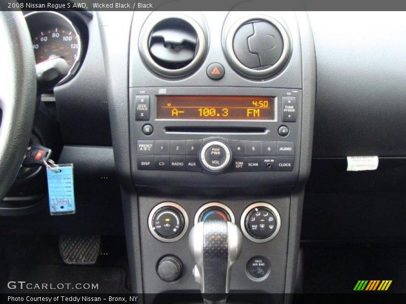 Wicked Black / Black 2008 Nissan Rogue S AWD