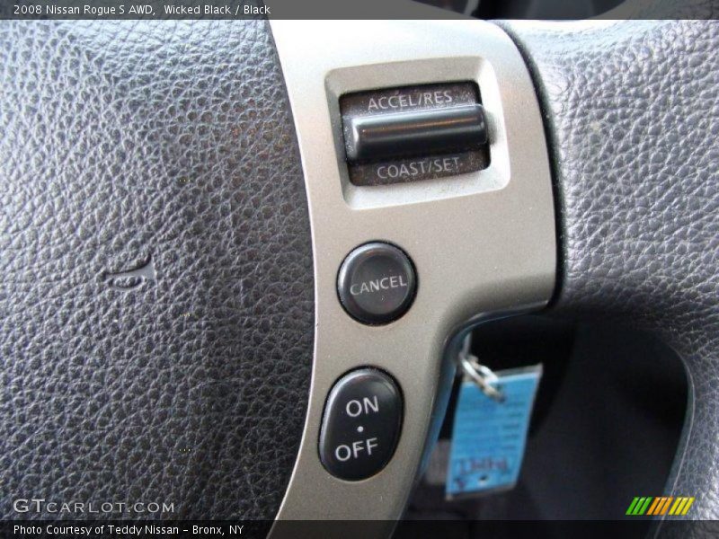 Wicked Black / Black 2008 Nissan Rogue S AWD