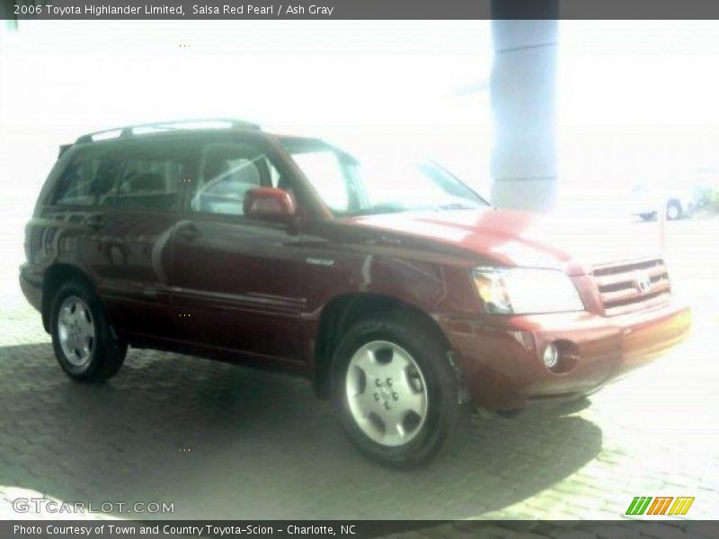 Salsa Red Pearl / Ash Gray 2006 Toyota Highlander Limited