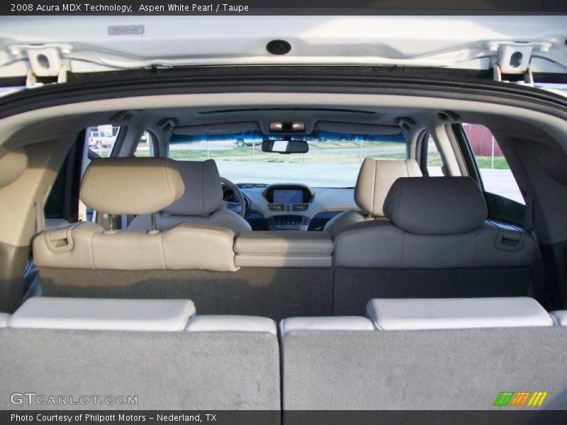 Aspen White Pearl / Taupe 2008 Acura MDX Technology