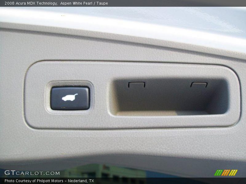 Aspen White Pearl / Taupe 2008 Acura MDX Technology