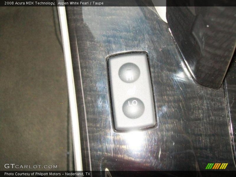 Aspen White Pearl / Taupe 2008 Acura MDX Technology