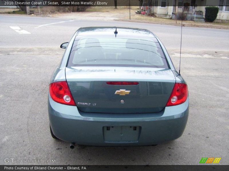 Silver Moss Metallic / Ebony 2010 Chevrolet Cobalt LT Sedan
