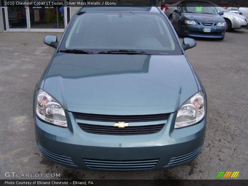 Silver Moss Metallic / Ebony 2010 Chevrolet Cobalt LT Sedan
