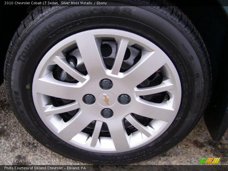 Silver Moss Metallic / Ebony 2010 Chevrolet Cobalt LT Sedan