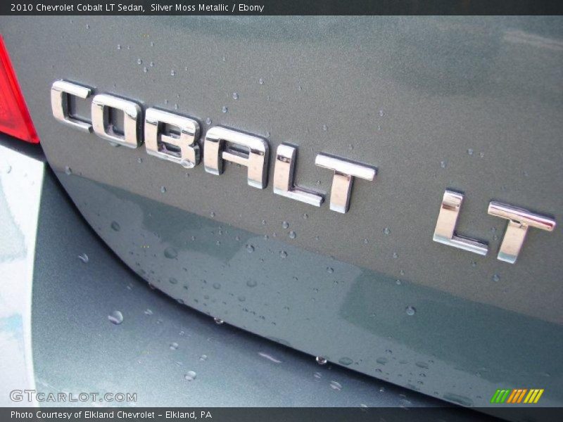 Silver Moss Metallic / Ebony 2010 Chevrolet Cobalt LT Sedan