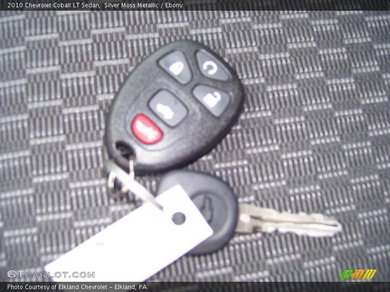 Silver Moss Metallic / Ebony 2010 Chevrolet Cobalt LT Sedan