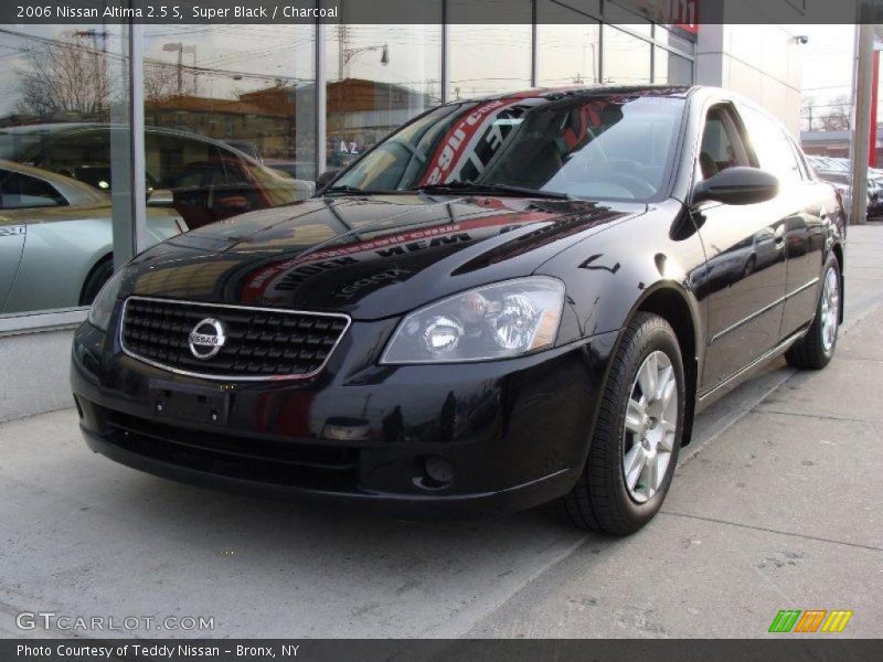 Super Black / Charcoal 2006 Nissan Altima 2.5 S