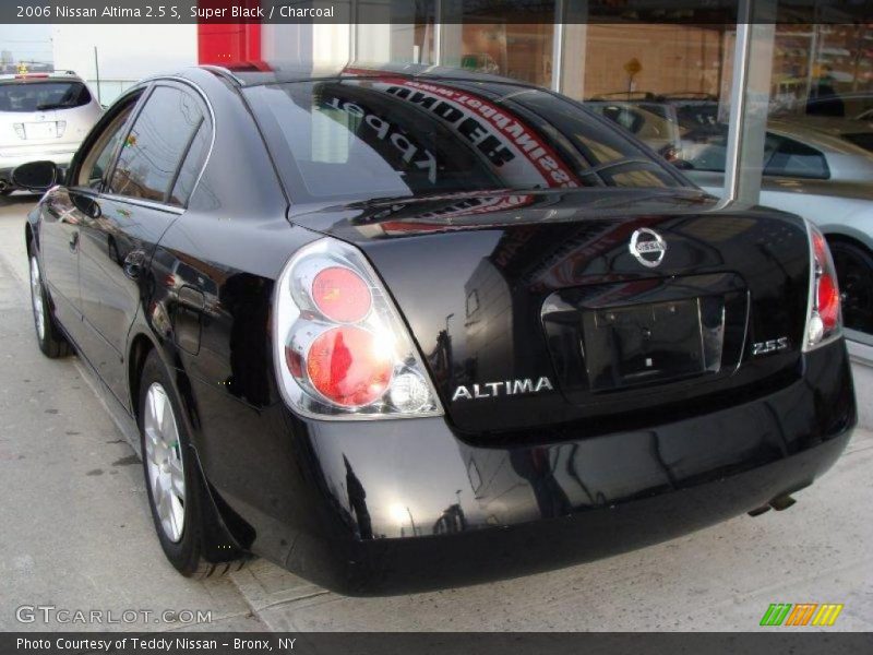 Super Black / Charcoal 2006 Nissan Altima 2.5 S