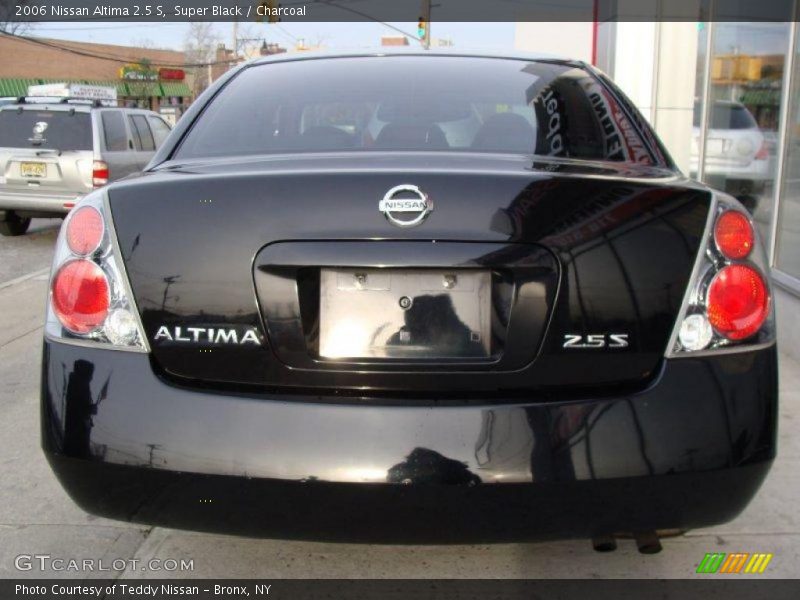 Super Black / Charcoal 2006 Nissan Altima 2.5 S