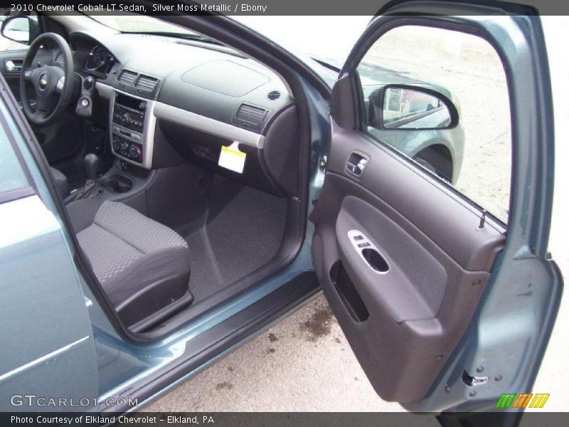 Silver Moss Metallic / Ebony 2010 Chevrolet Cobalt LT Sedan