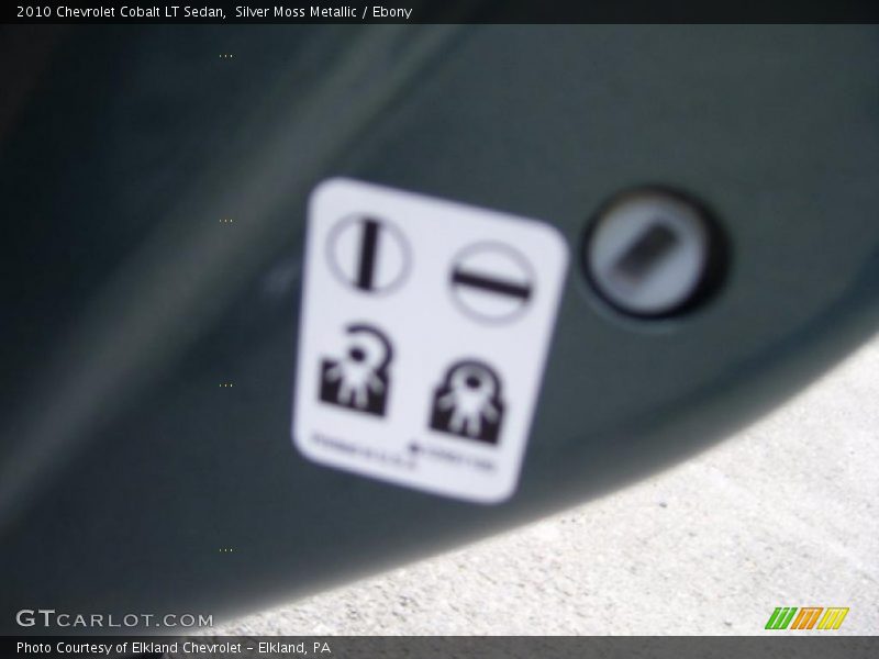 Silver Moss Metallic / Ebony 2010 Chevrolet Cobalt LT Sedan