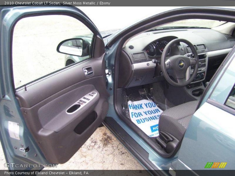 Silver Moss Metallic / Ebony 2010 Chevrolet Cobalt LT Sedan