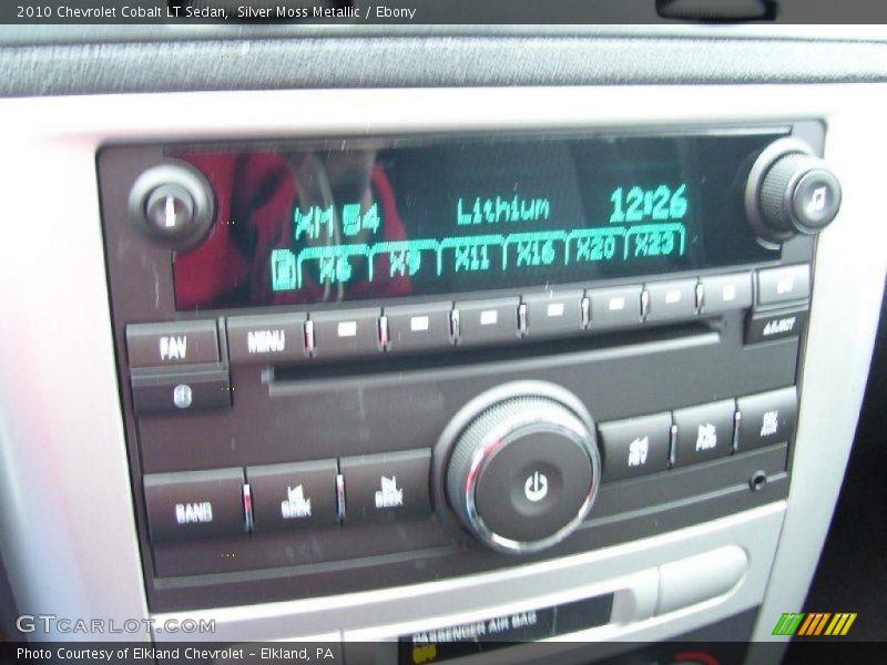 Silver Moss Metallic / Ebony 2010 Chevrolet Cobalt LT Sedan