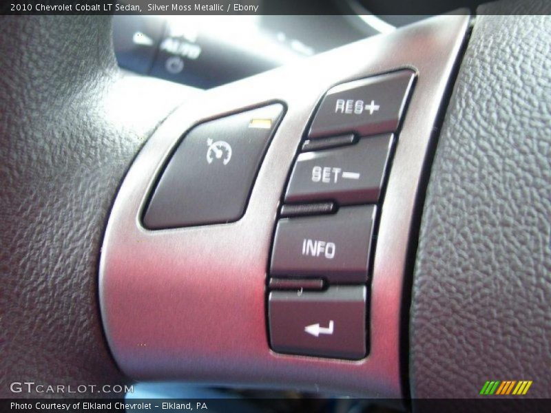 Silver Moss Metallic / Ebony 2010 Chevrolet Cobalt LT Sedan