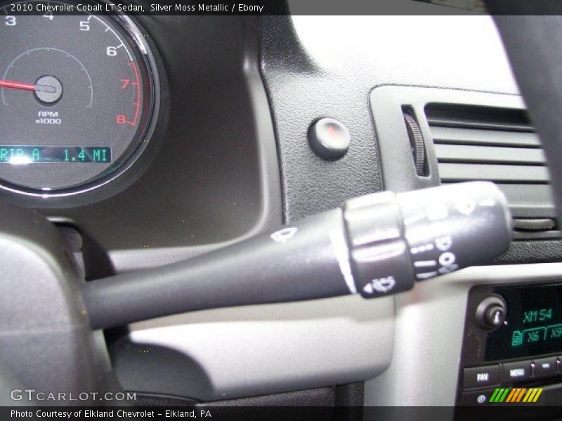 Silver Moss Metallic / Ebony 2010 Chevrolet Cobalt LT Sedan