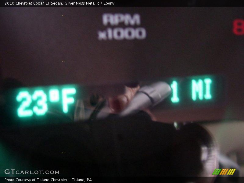 Silver Moss Metallic / Ebony 2010 Chevrolet Cobalt LT Sedan