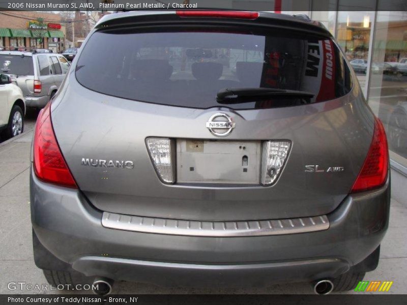 Platinum Pearl Metallic / Charcoal 2006 Nissan Murano SL AWD