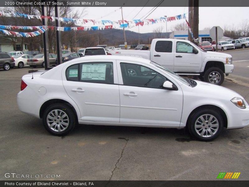 Summit White / Ebony 2010 Chevrolet Cobalt LT Sedan