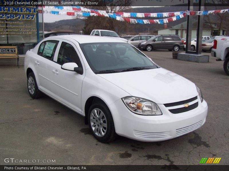 Summit White / Ebony 2010 Chevrolet Cobalt LT Sedan