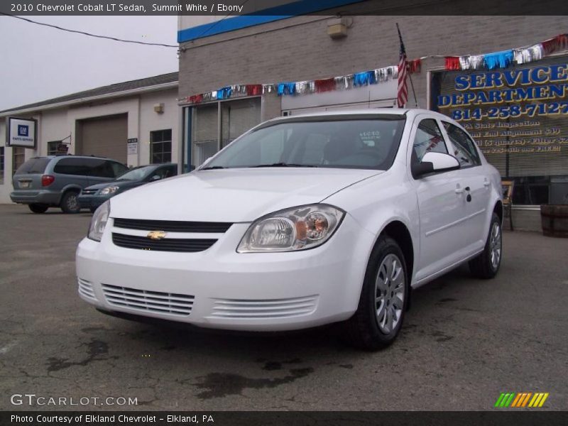 Summit White / Ebony 2010 Chevrolet Cobalt LT Sedan