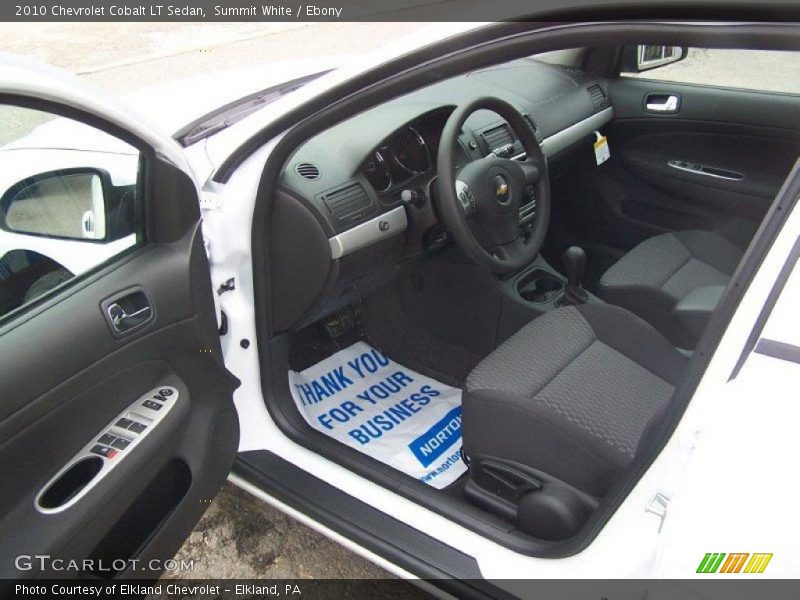Summit White / Ebony 2010 Chevrolet Cobalt LT Sedan