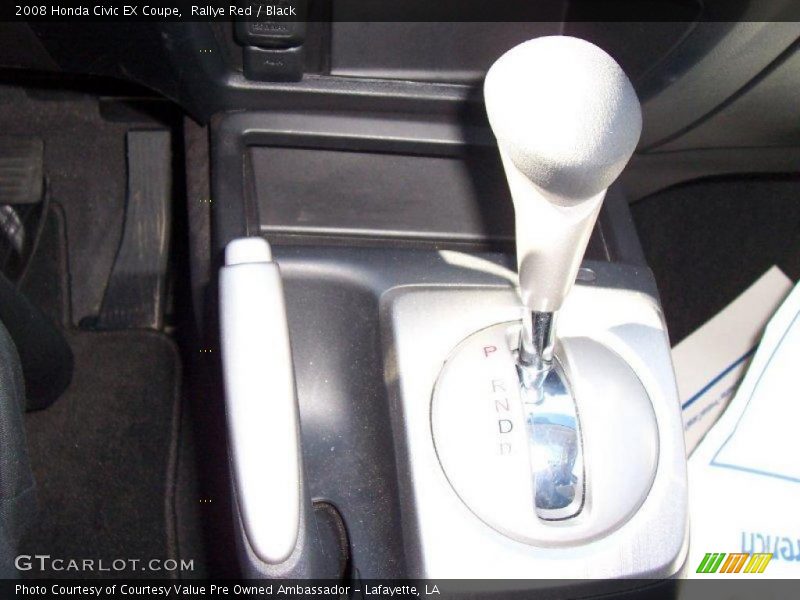 Rallye Red / Black 2008 Honda Civic EX Coupe