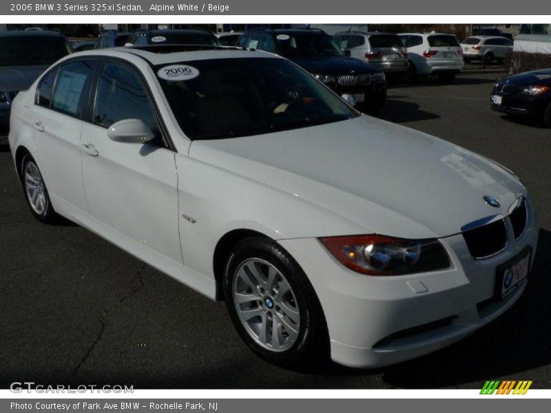 Alpine White / Beige 2006 BMW 3 Series 325xi Sedan