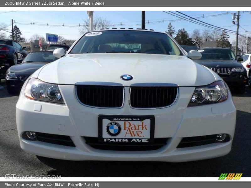 Alpine White / Beige 2006 BMW 3 Series 325xi Sedan
