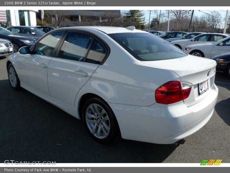 Alpine White / Beige 2006 BMW 3 Series 325xi Sedan