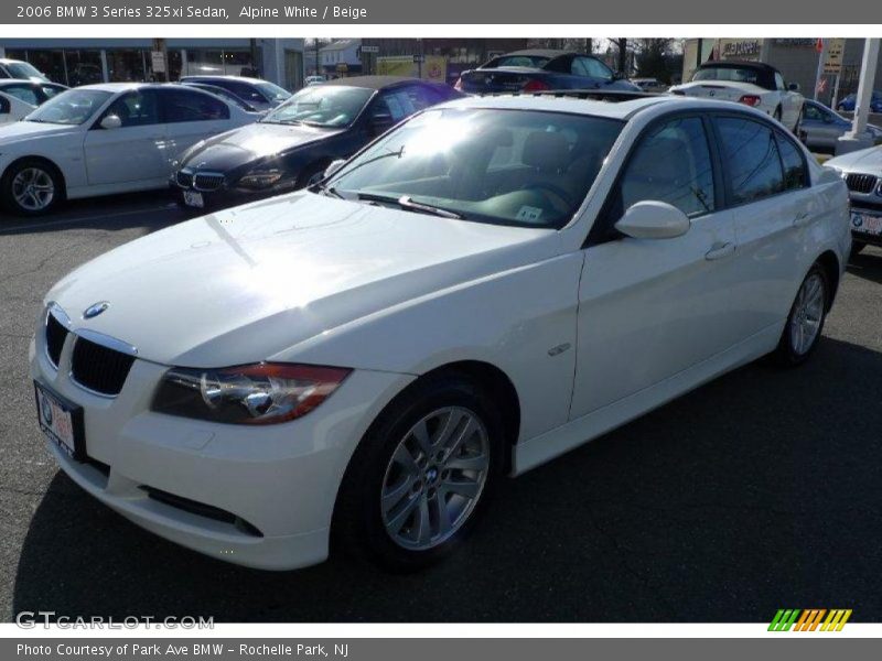 Alpine White / Beige 2006 BMW 3 Series 325xi Sedan