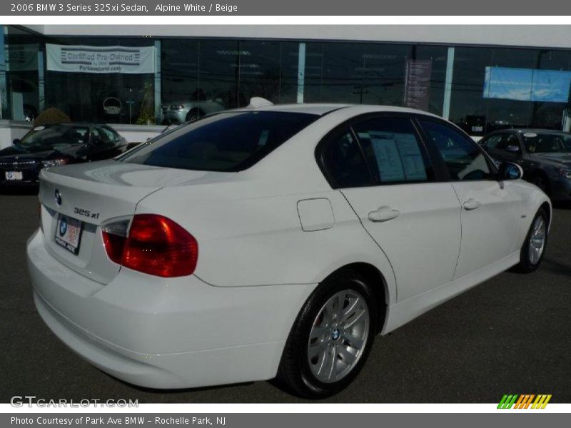 Alpine White / Beige 2006 BMW 3 Series 325xi Sedan