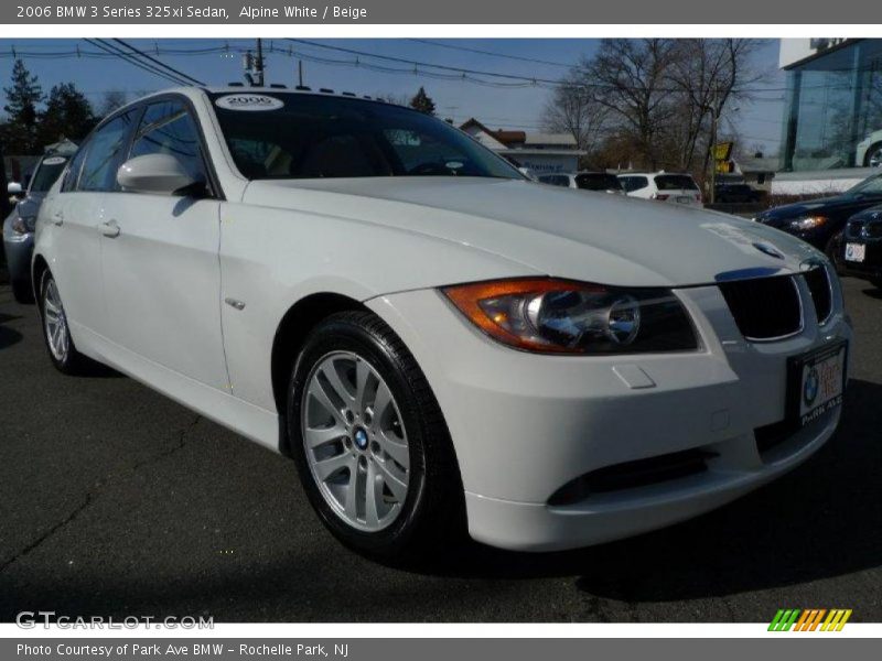 Alpine White / Beige 2006 BMW 3 Series 325xi Sedan