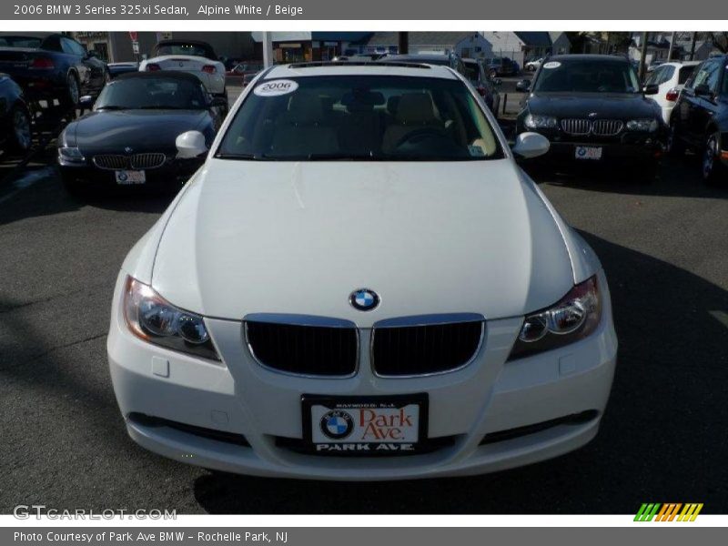 Alpine White / Beige 2006 BMW 3 Series 325xi Sedan