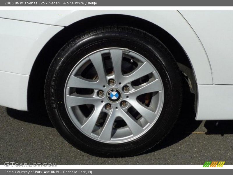 Alpine White / Beige 2006 BMW 3 Series 325xi Sedan