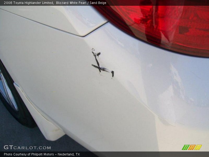 Blizzard White Pearl / Sand Beige 2008 Toyota Highlander Limited