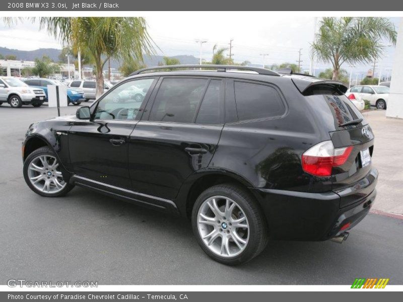 Jet Black / Black 2008 BMW X3 3.0si