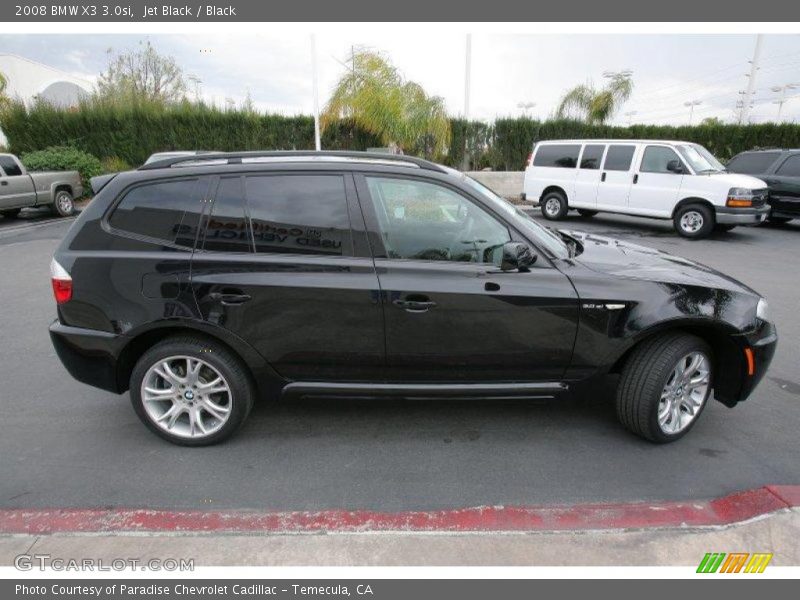 Jet Black / Black 2008 BMW X3 3.0si