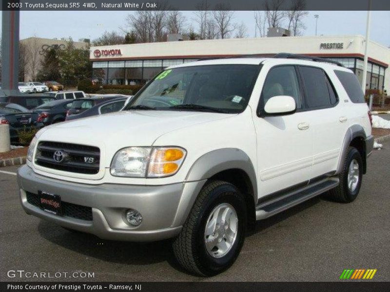 Natural White / Oak 2003 Toyota Sequoia SR5 4WD