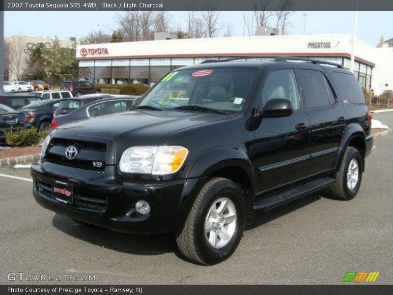 Black / Light Charcoal 2007 Toyota Sequoia SR5 4WD