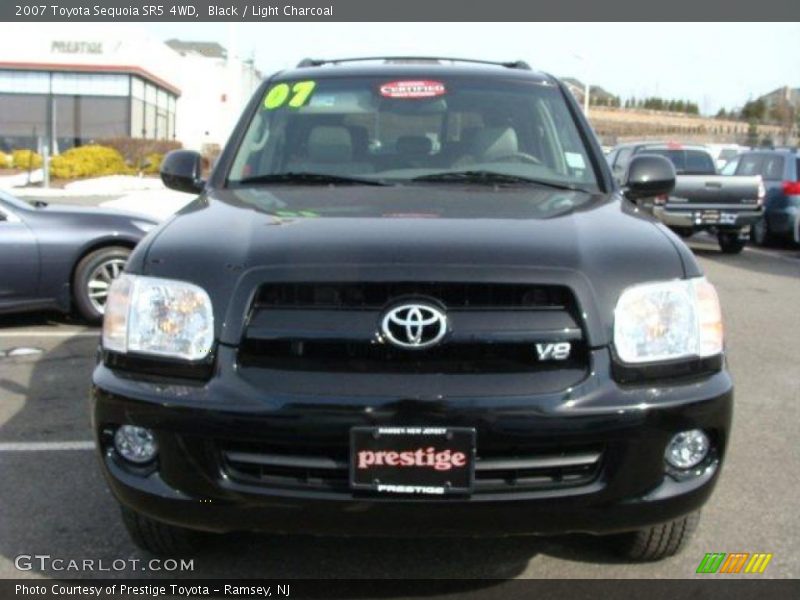 Black / Light Charcoal 2007 Toyota Sequoia SR5 4WD