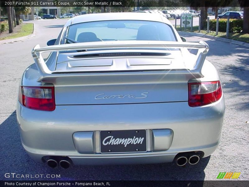 Arctic Silver Metallic / Black 2007 Porsche 911 Carrera S Coupe