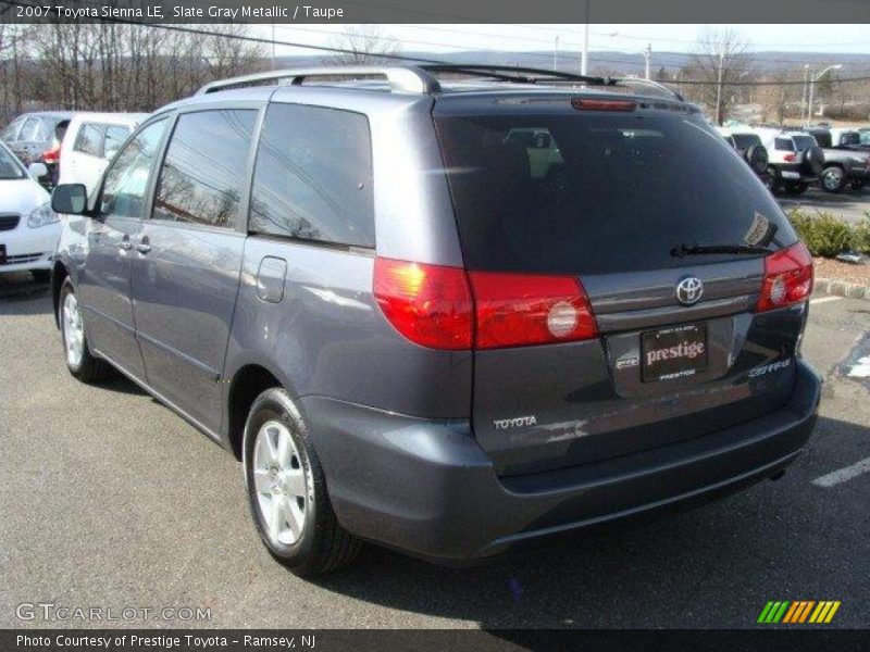 Slate Gray Metallic / Taupe 2007 Toyota Sienna LE