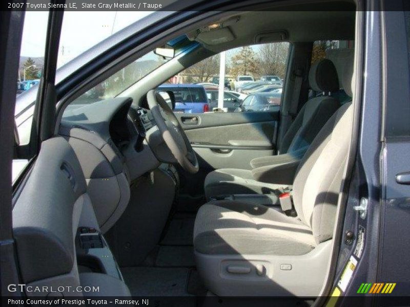 Slate Gray Metallic / Taupe 2007 Toyota Sienna LE