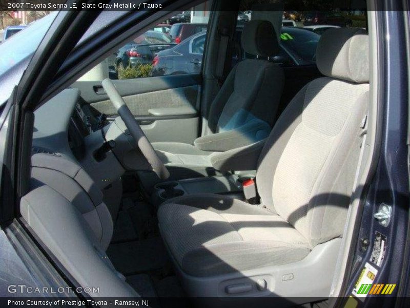 Slate Gray Metallic / Taupe 2007 Toyota Sienna LE