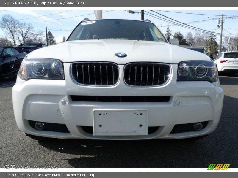 Alpine White / Sand Beige 2006 BMW X3 3.0i