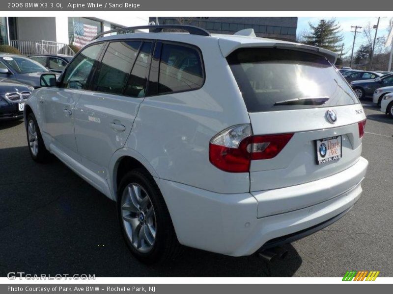 Alpine White / Sand Beige 2006 BMW X3 3.0i
